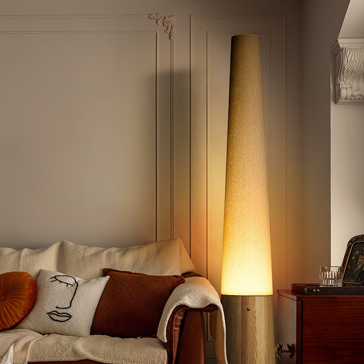 Glow Cone Houten vloerlamp