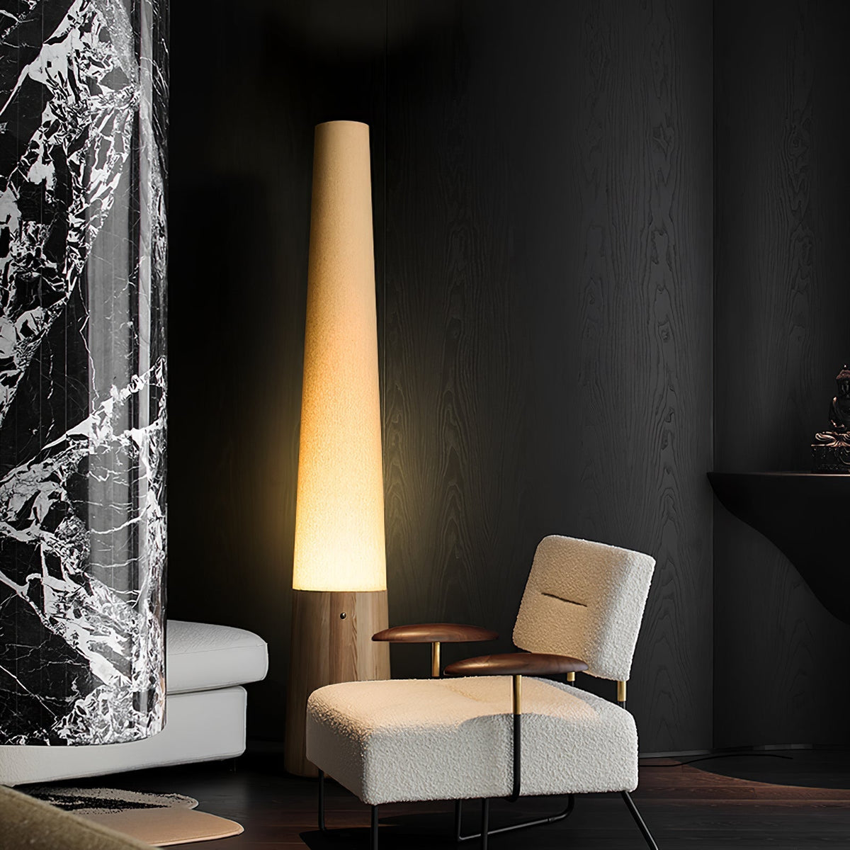 Glow Cone Houten vloerlamp