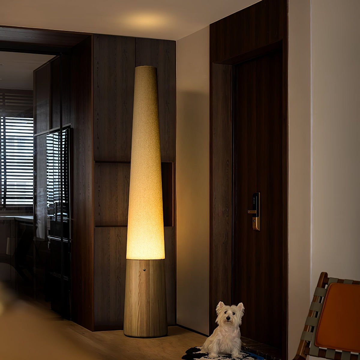 Glow Cone Houten vloerlamp