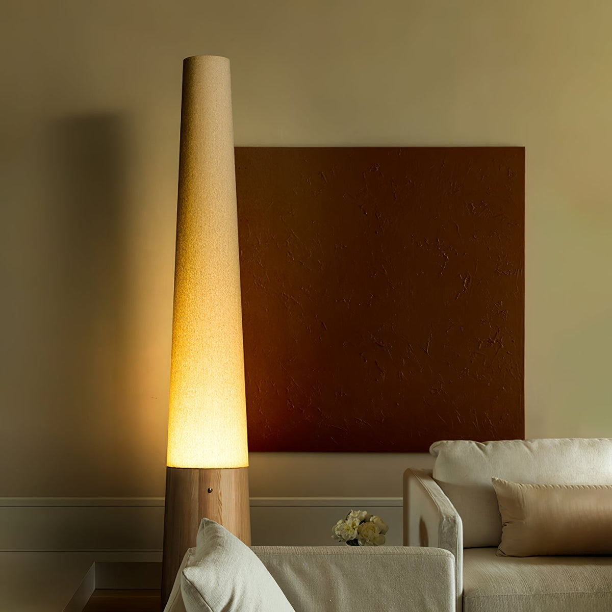 Glow Cone Houten vloerlamp