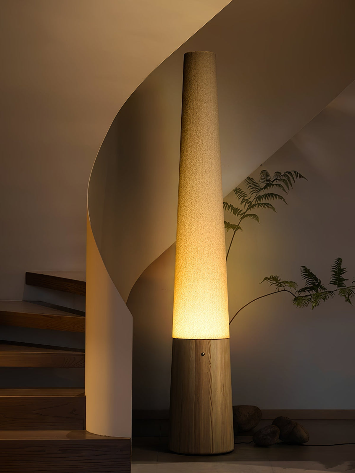 Glow Cone Houten vloerlamp