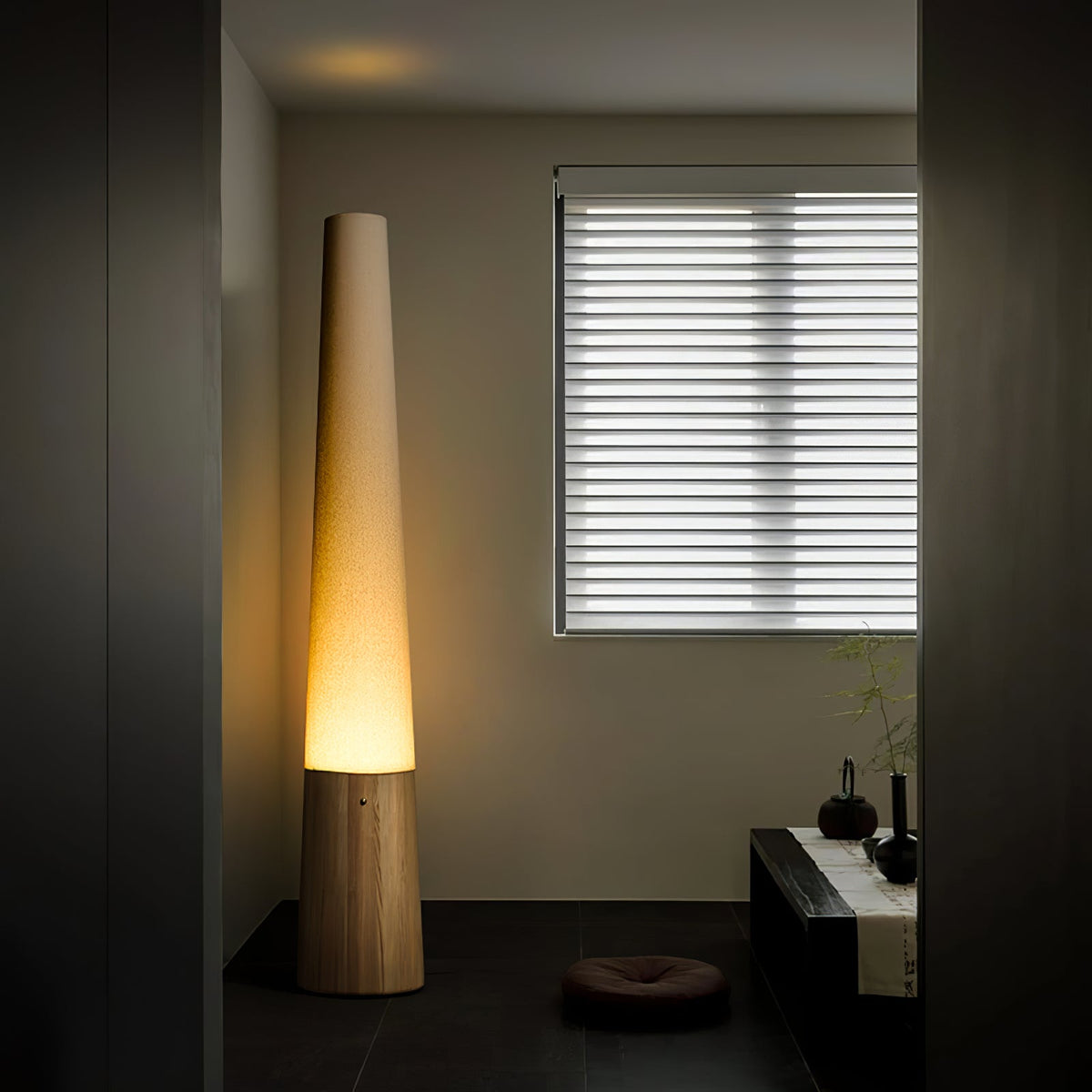 Glow Cone Houten vloerlamp