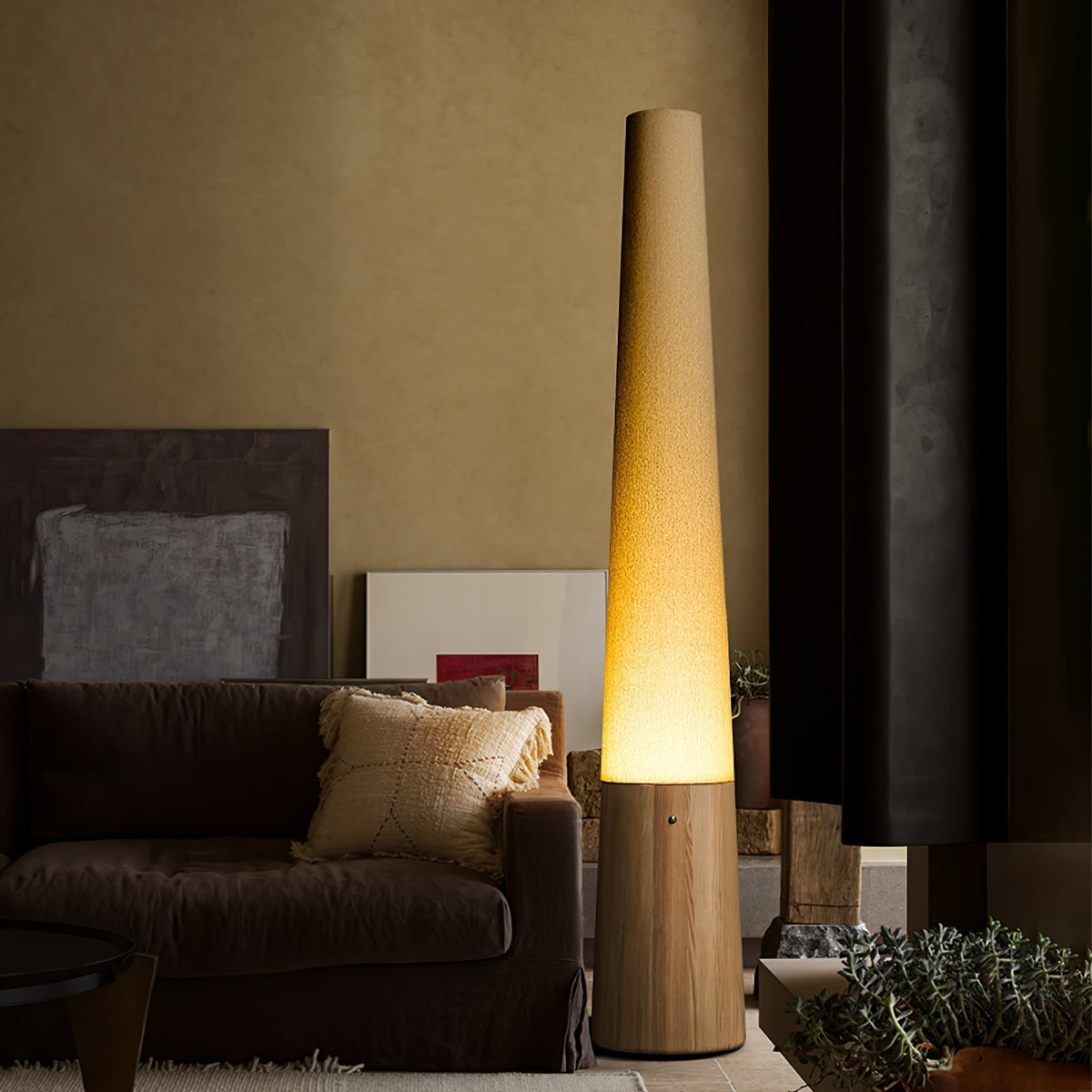 Glow Cone Houten vloerlamp