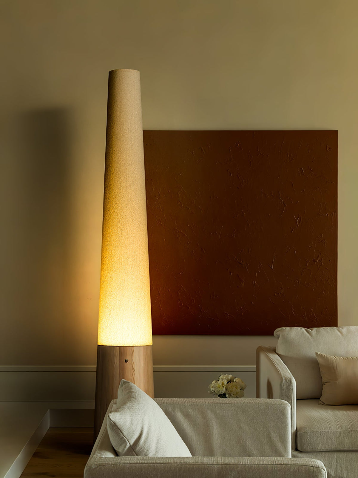 Glow Cone Houten vloerlamp