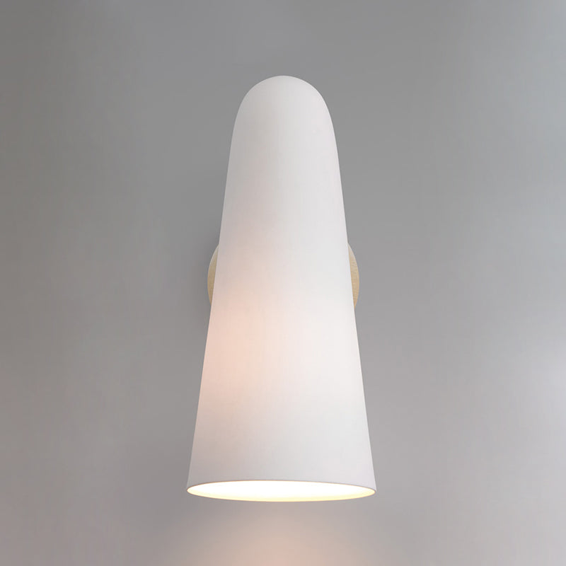 Velivira conische glazen wandlamp
