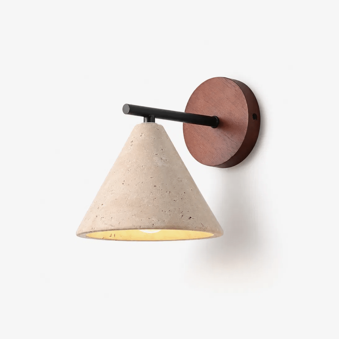 Valorenne travertin wandlamp