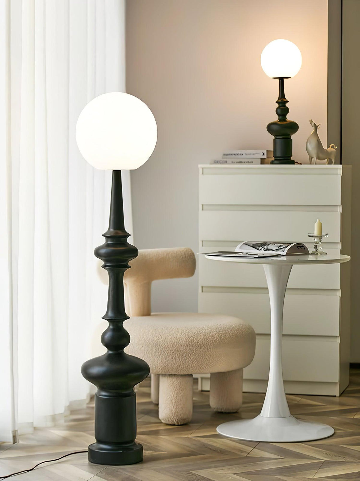 Riroxen vloerlamp Roman Column