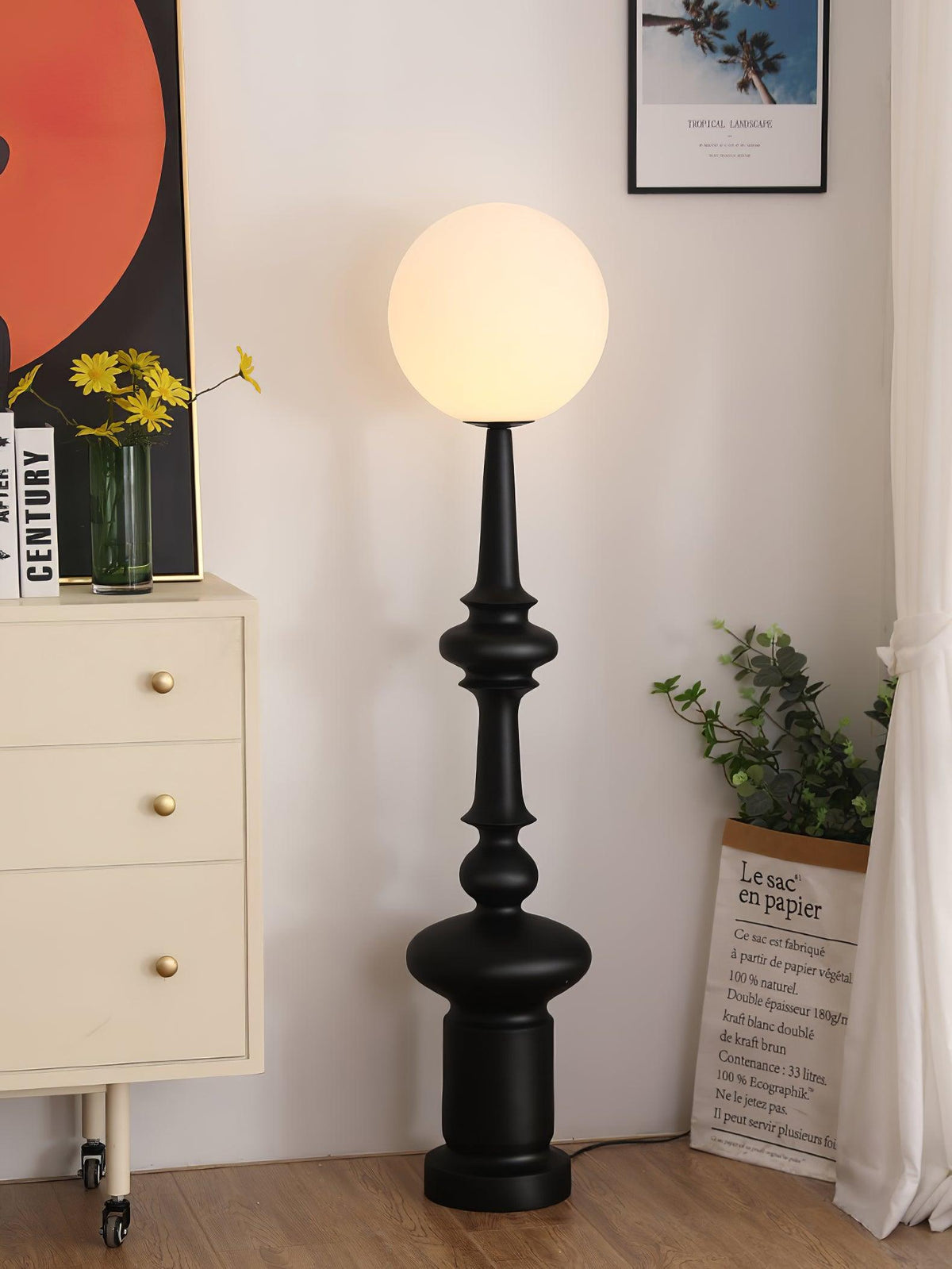 Riroxen vloerlamp Roman Column