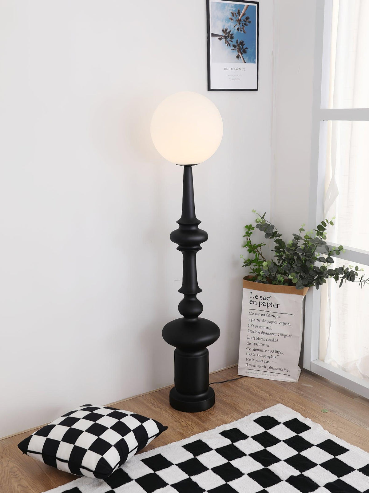 Riroxen vloerlamp Roman Column