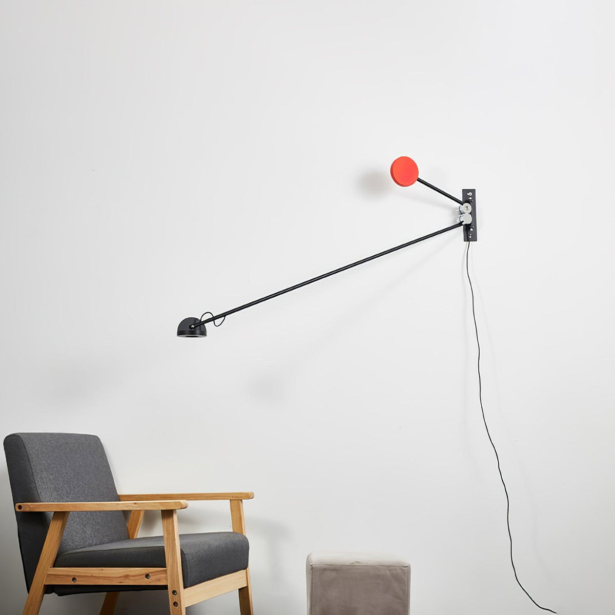 Precision wandlamp met beweging