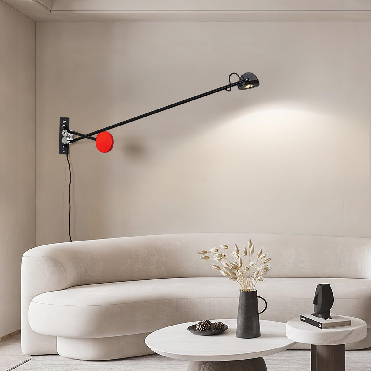 Precision wandlamp met beweging