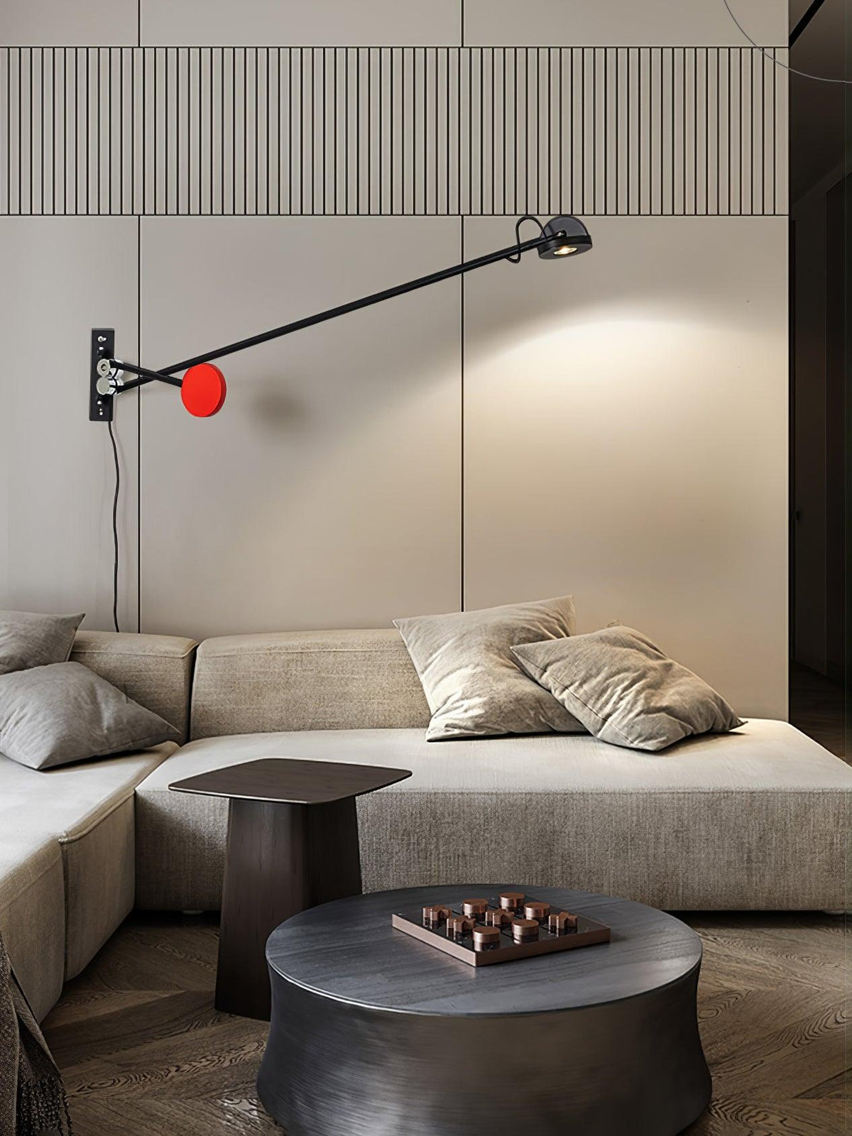 Precision wandlamp met beweging