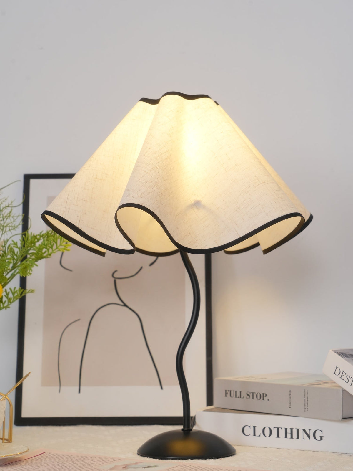 Luminova artistieke tafellamp van textiel