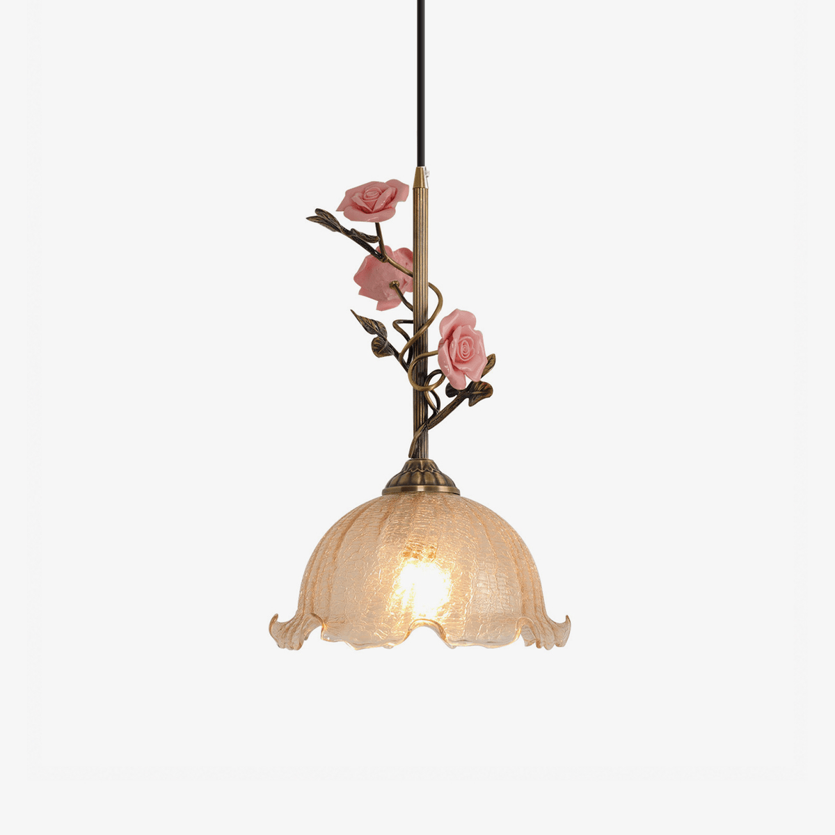 Aurelise Rose hanglamp met Rozen