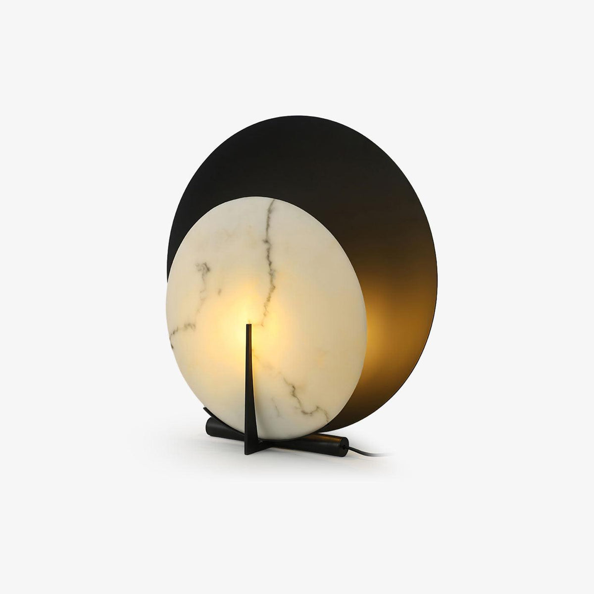 Astix Half Moon albasten tafellamp
