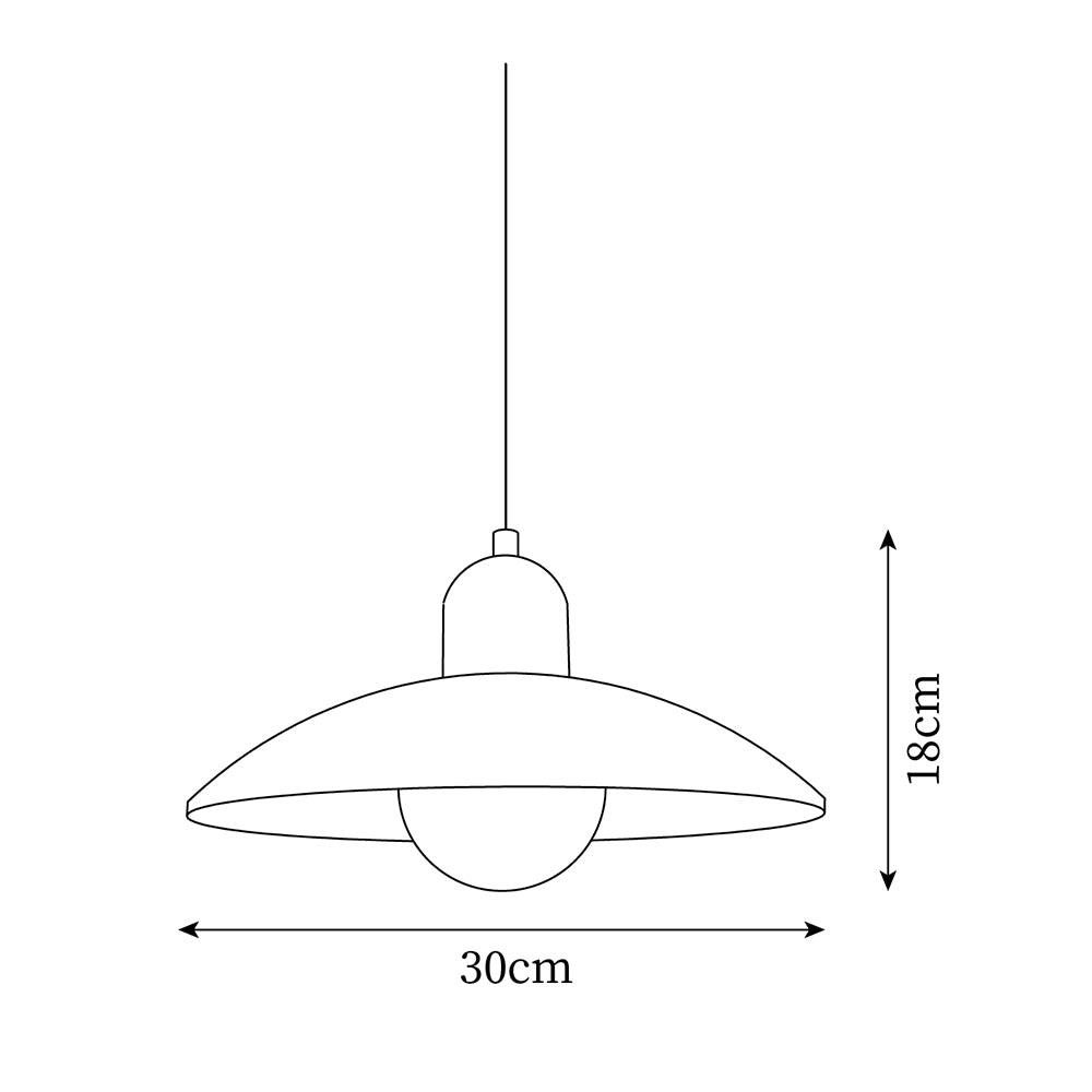 Norrin koepelvormige hanglamp