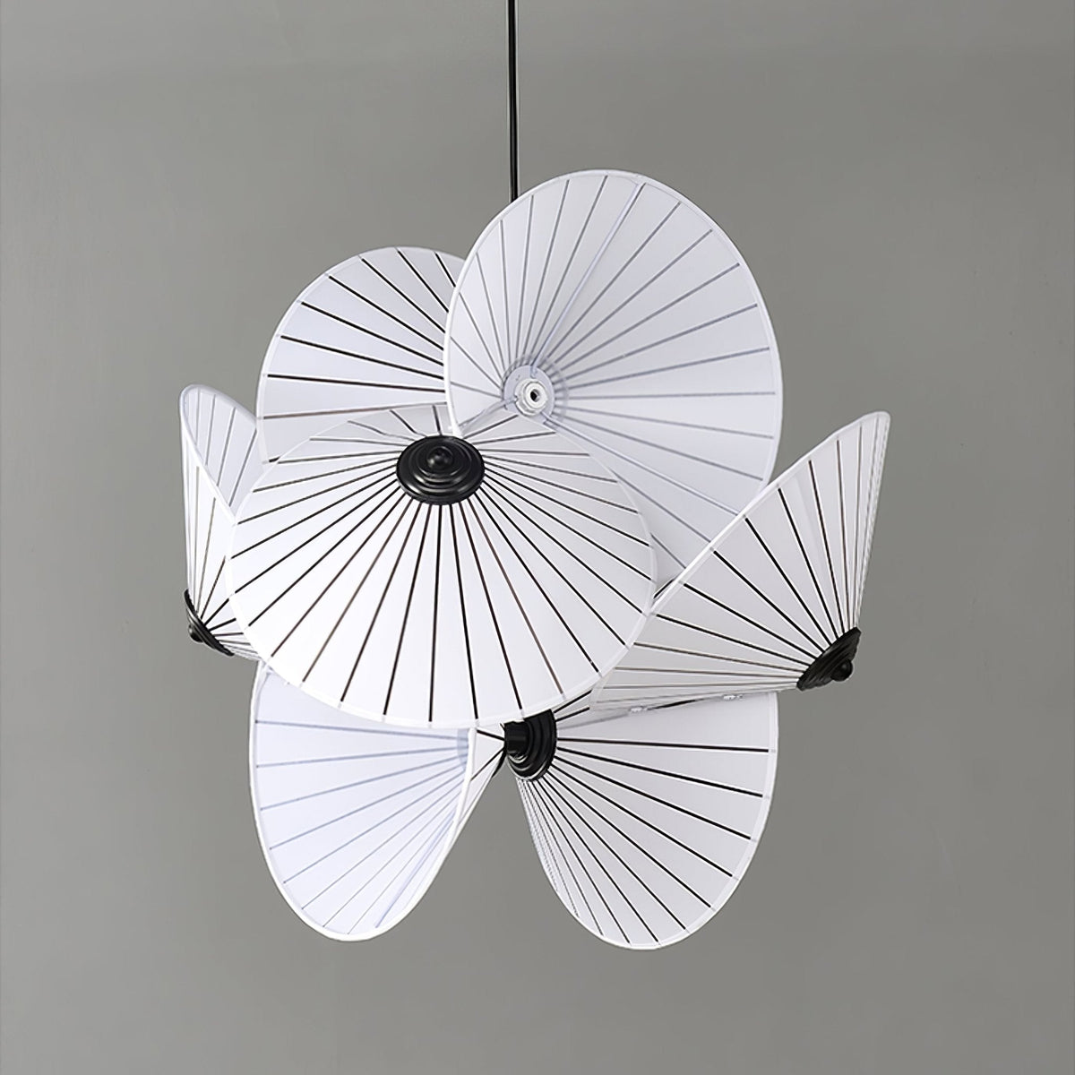 Solarare hanglamp van stoffen kunst