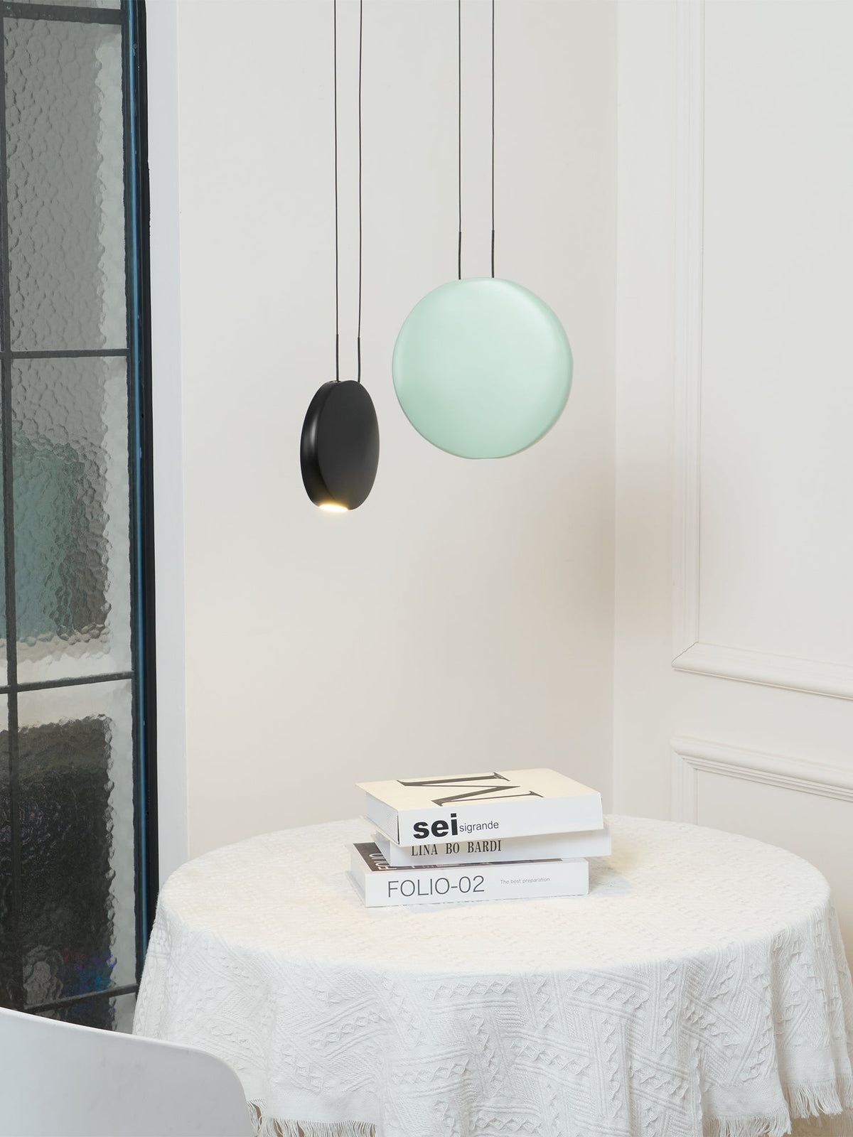 Mirellare kunstmatige hanglamp van hars