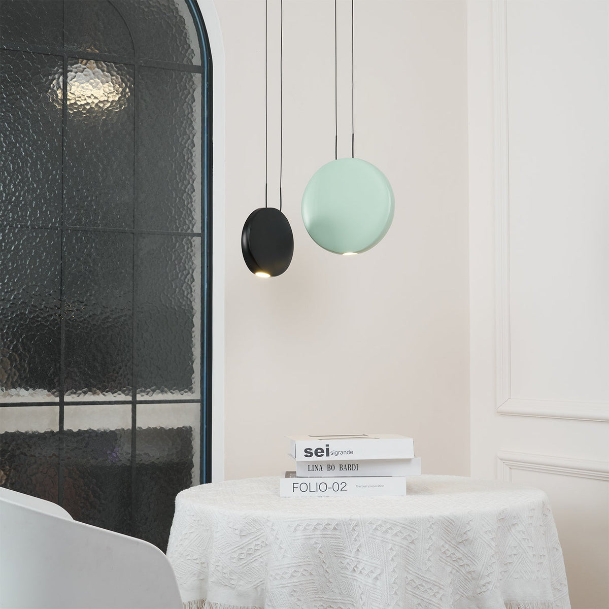 Mirellare kunstmatige hanglamp van hars
