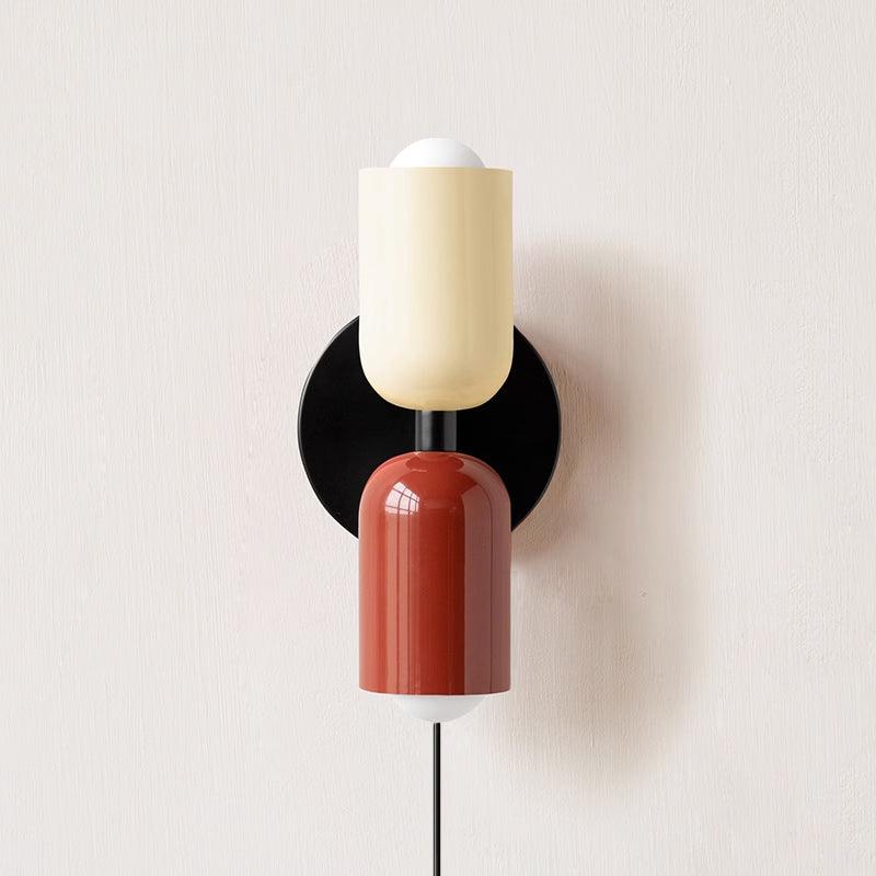 Teriielle wandlamp Groen Zwart Minimalistisch Met Stekker