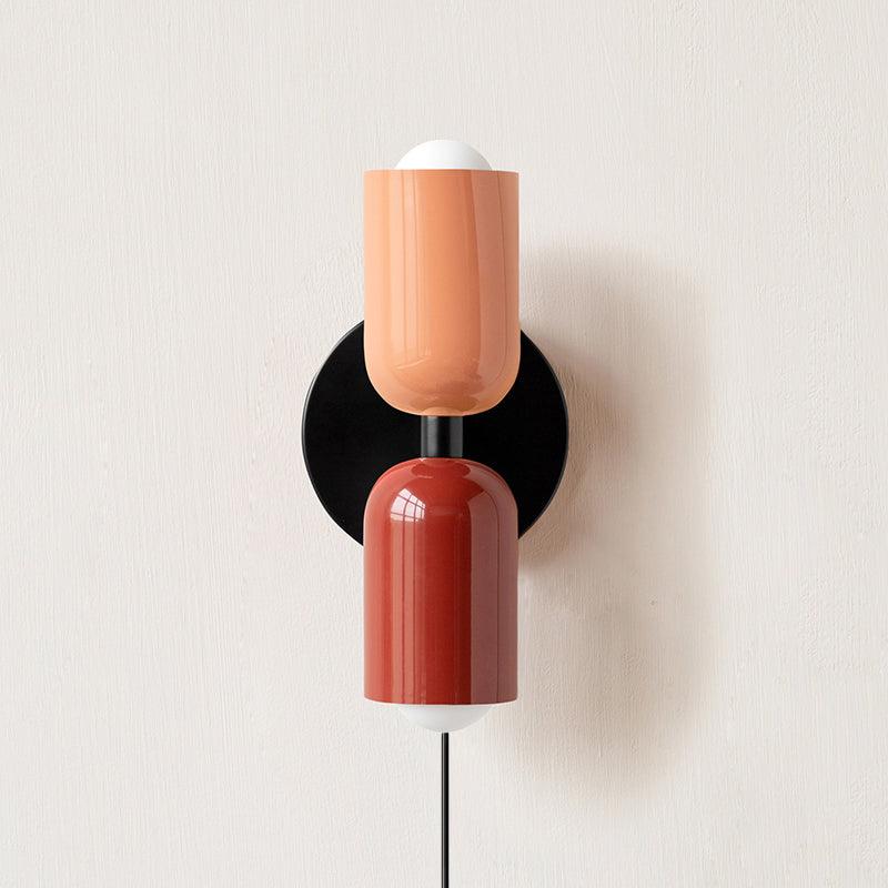 Teriielle wandlamp Groen Zwart Minimalistisch Met Stekker