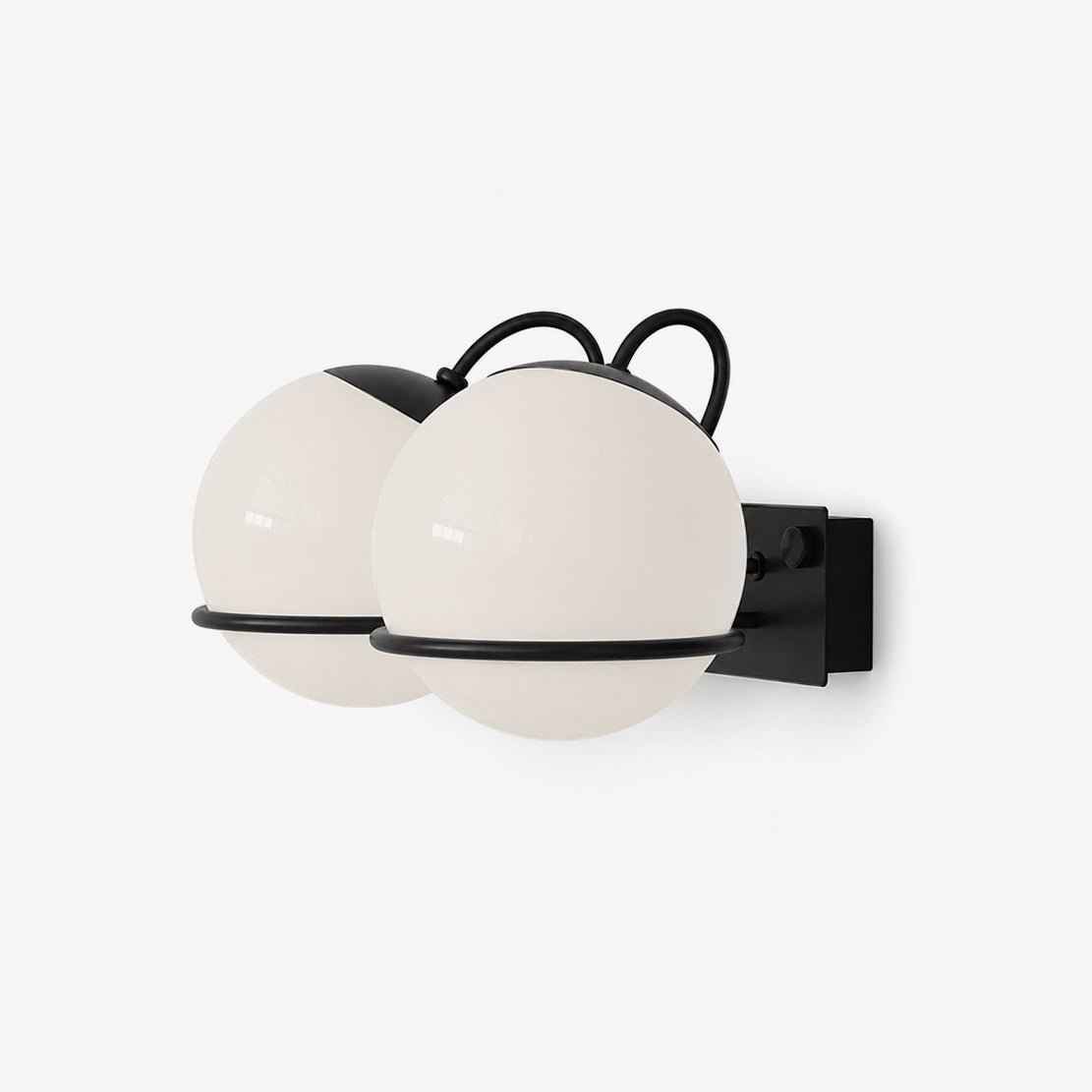 Ondelle bollen wandlamp