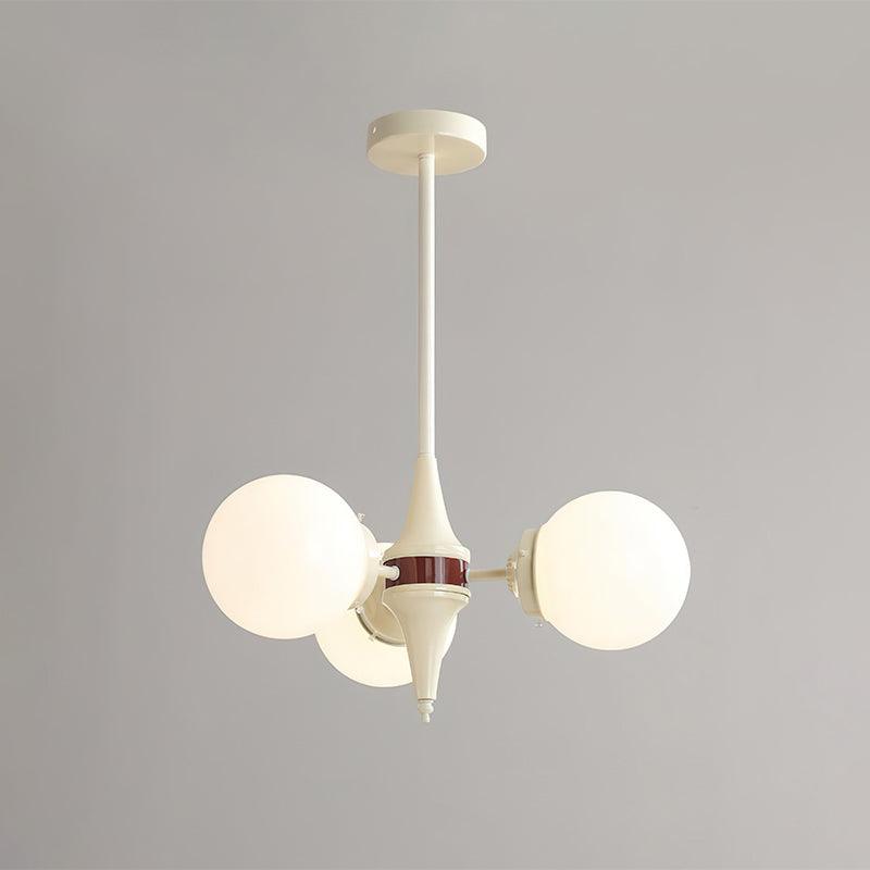Elauian Kroonluchter bollen Crème Modern
