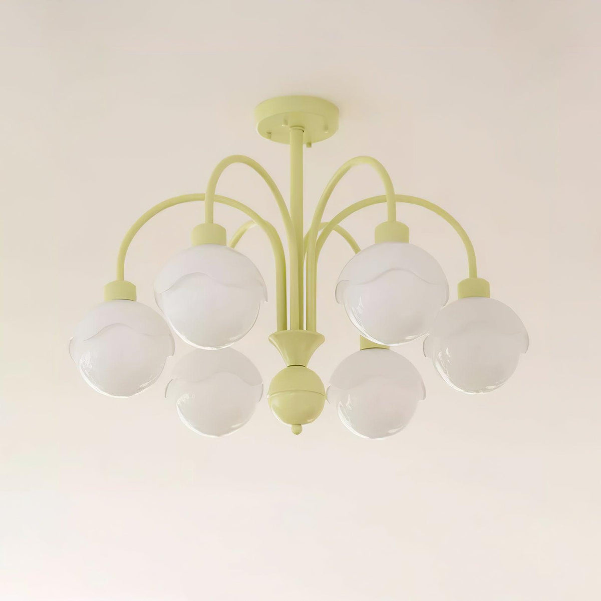 Sorivora Kroonluchter Creamy Lychee Matcha Groen Arm