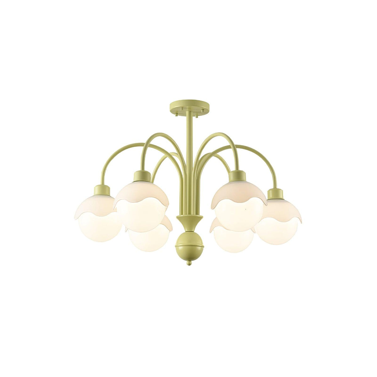 Sorivora Kroonluchter Creamy Lychee Matcha Groen Arm