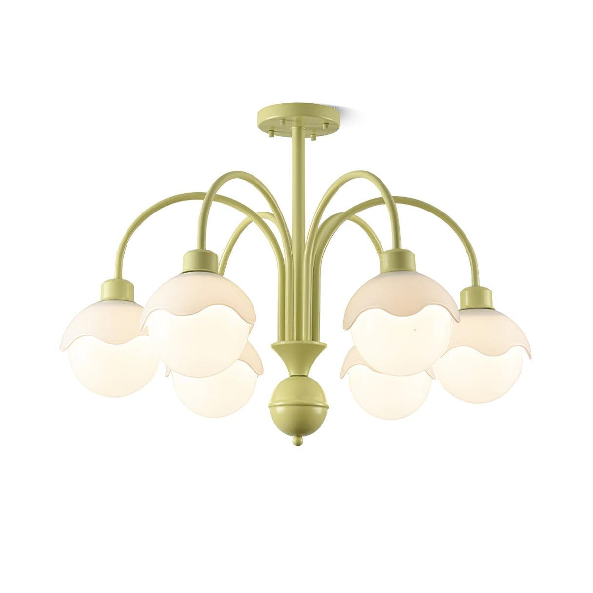 Sorivora Kroonluchter Creamy Lychee Matcha Groen Arm