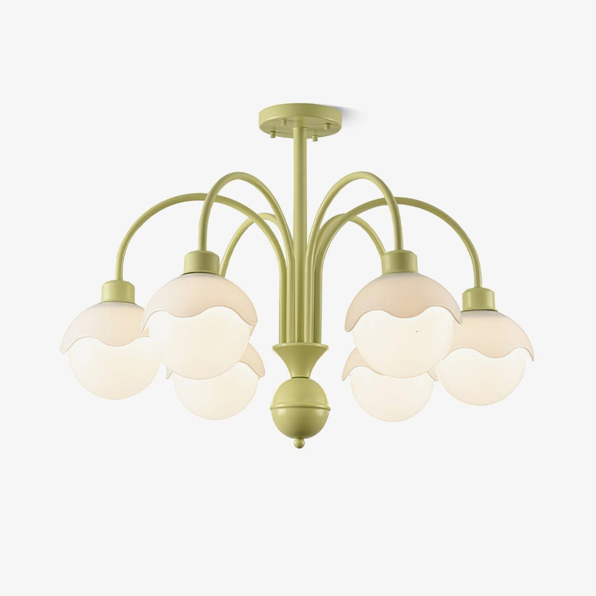 Sorivora Kroonluchter Creamy Lychee Matcha Groen Arm