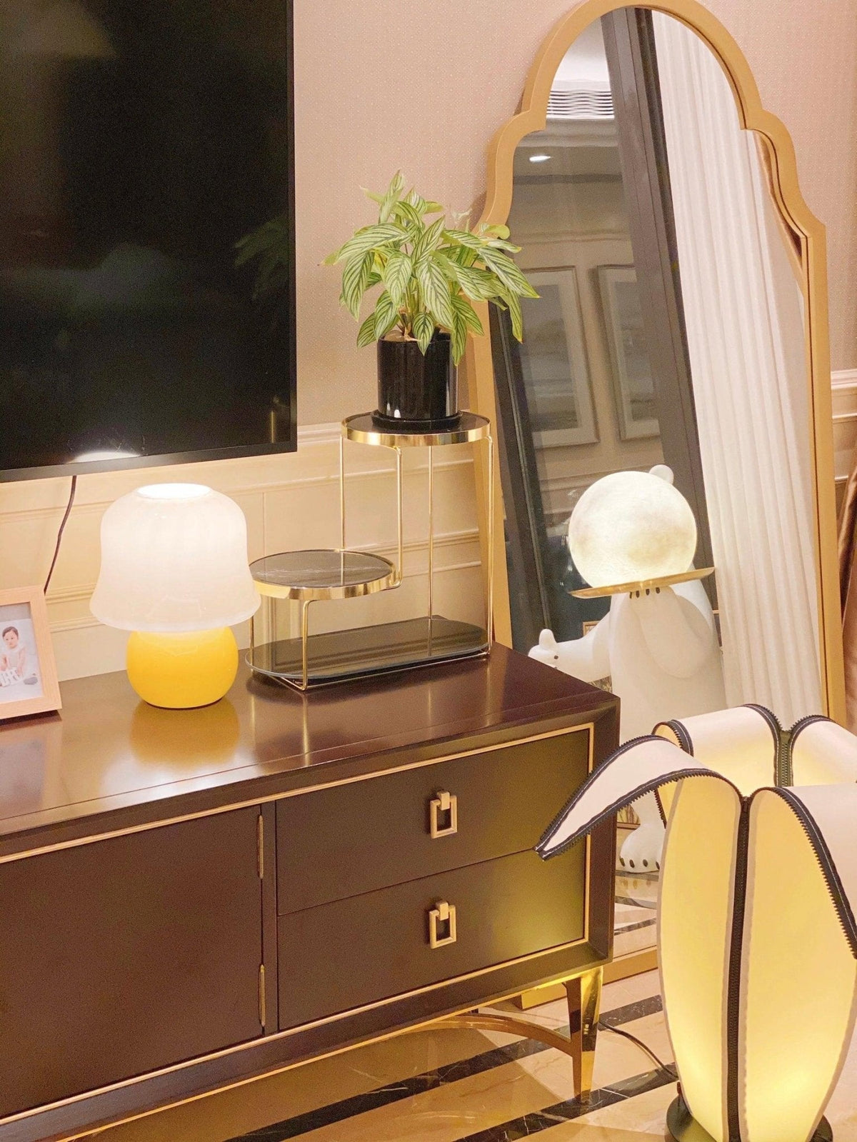 Holg keramische luxe tafellamp