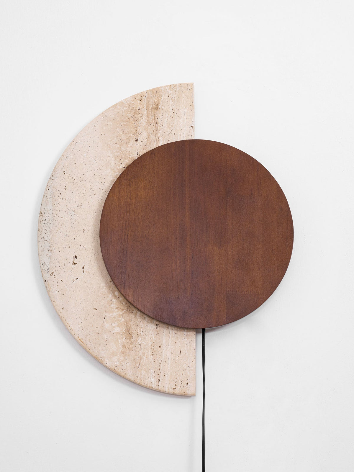 Crescent Halo wandlamp met stekker