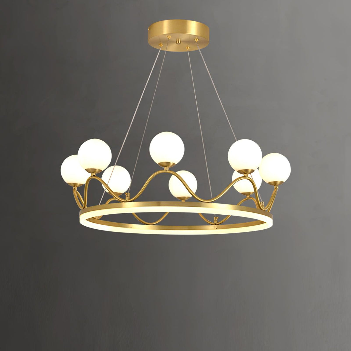 Lioriora luxe glas kroonluchter