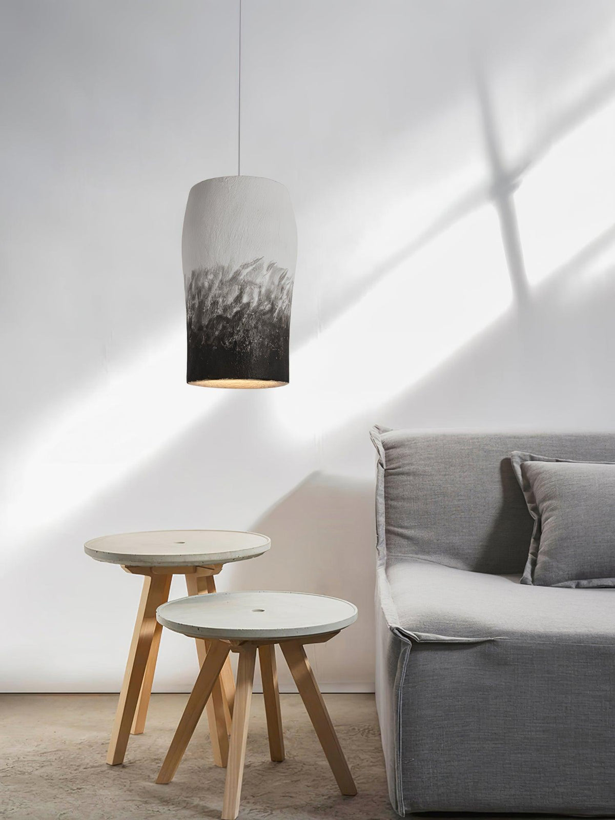 Ceraeion Moderne minimalistische hanglamp met dunne korst