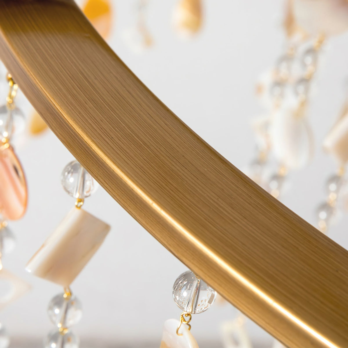 Sorvexa kroonluchter luxe schelp kristal retro
