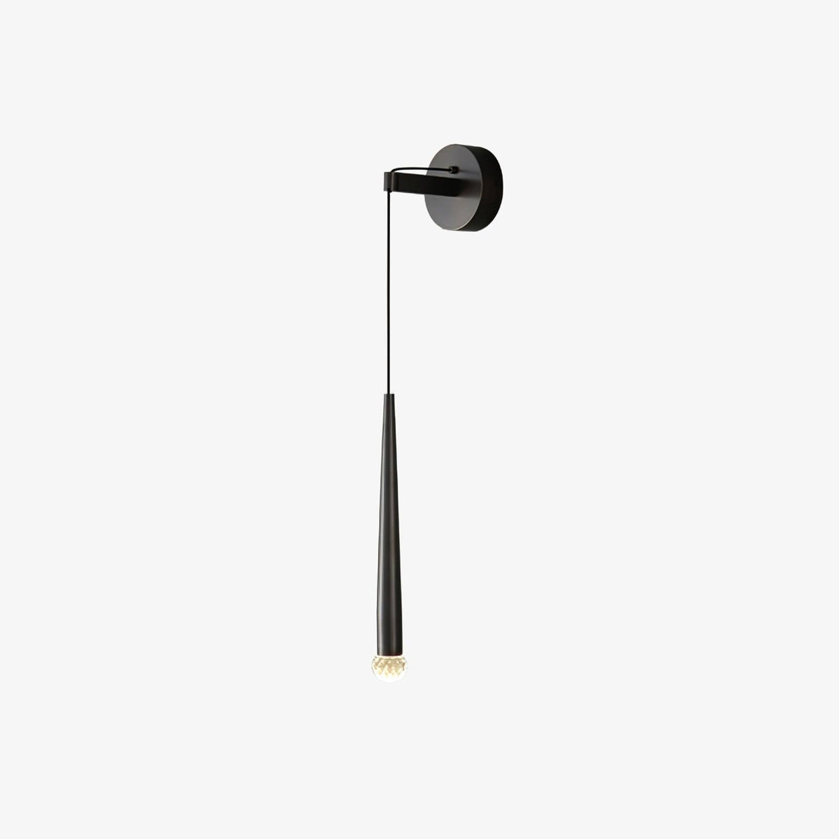 Dava Moderne wandlamp conisch kristal minimalistisch