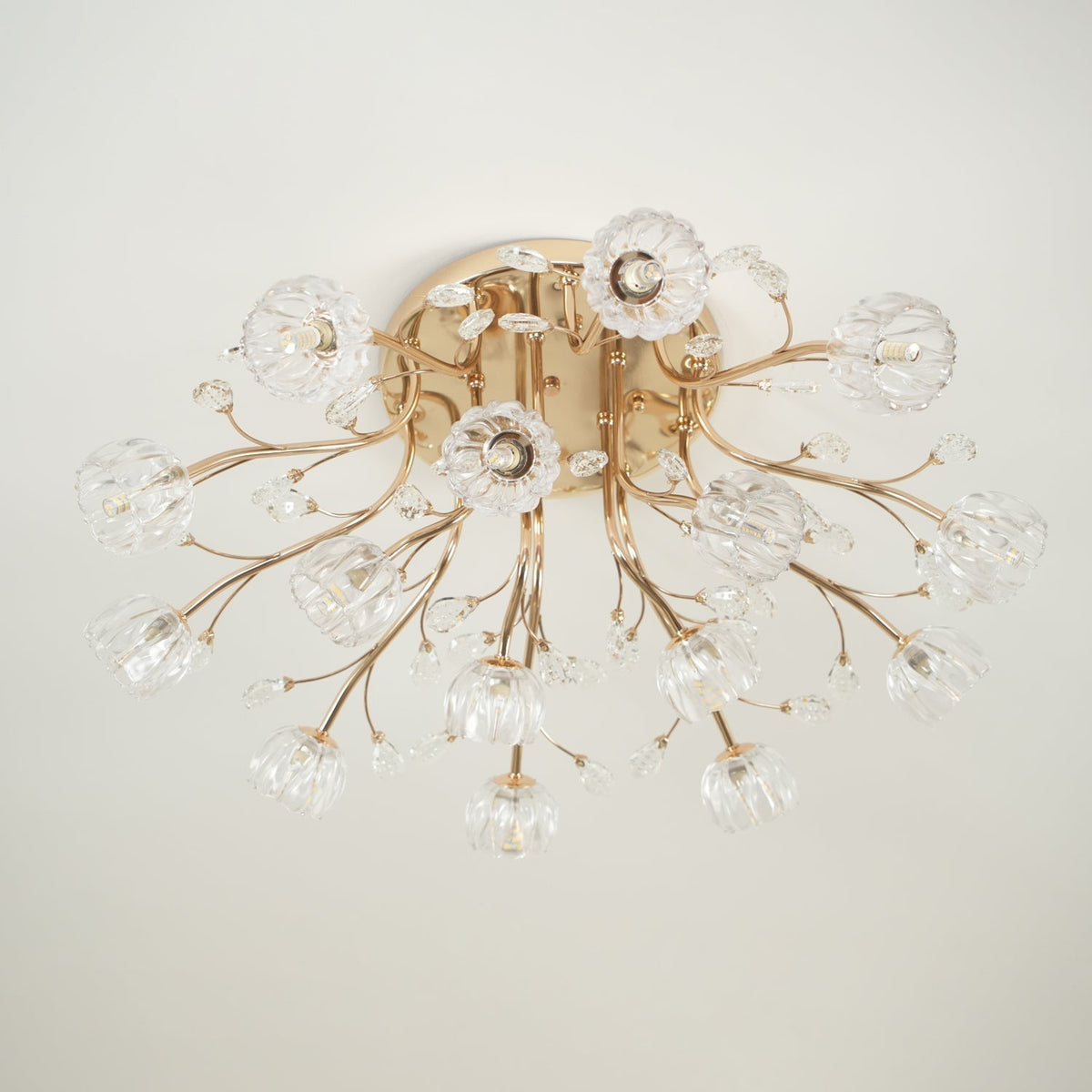 Elyinira Postmodern Luxe Bloem Kristal plafondlamp