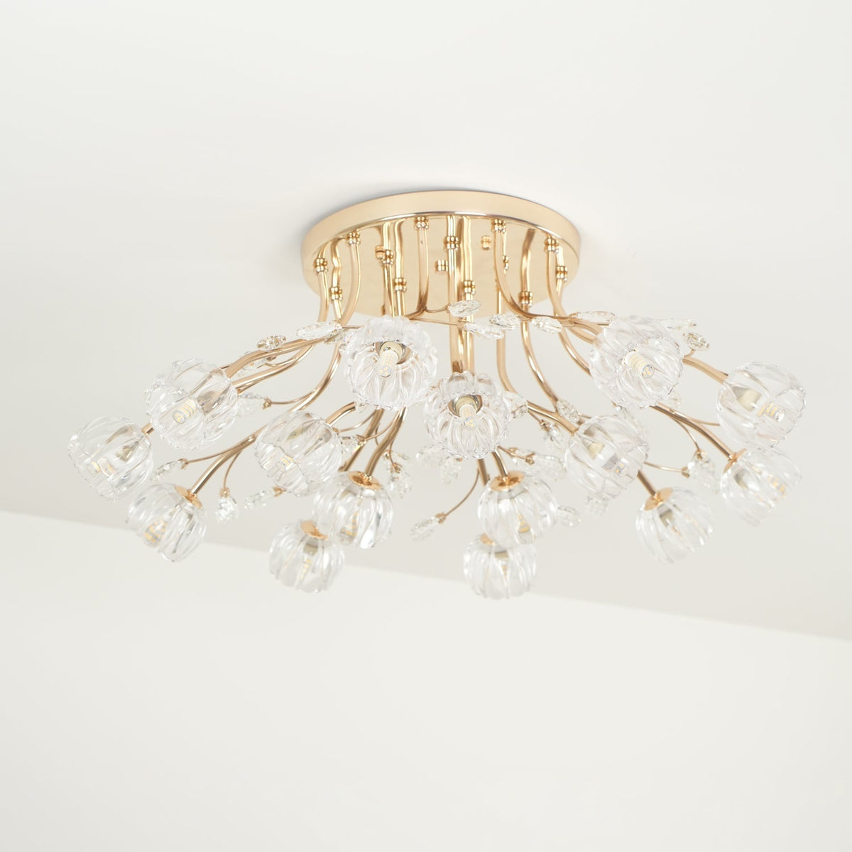 Elyinira Postmodern Luxe Bloem Kristal plafondlamp