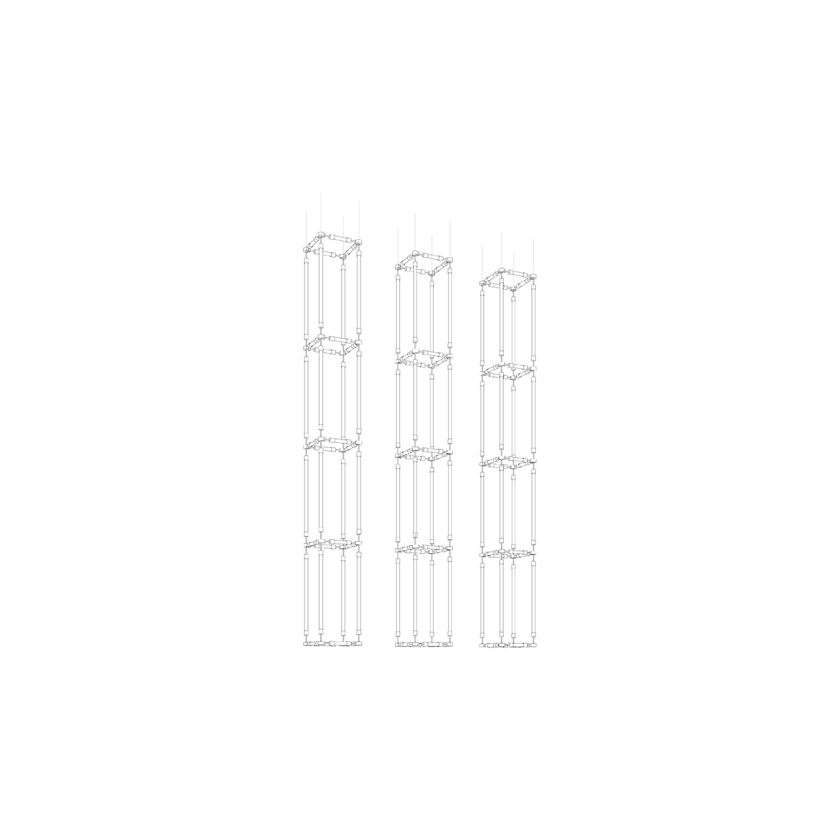 CrystalGrid Architectural Matrix Customize kroonluchter