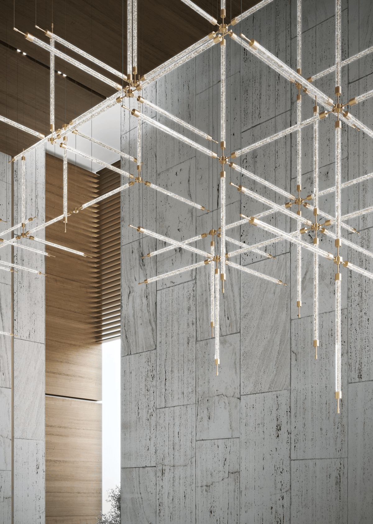 CrystalGrid Architectural Matrix Customize kroonluchter