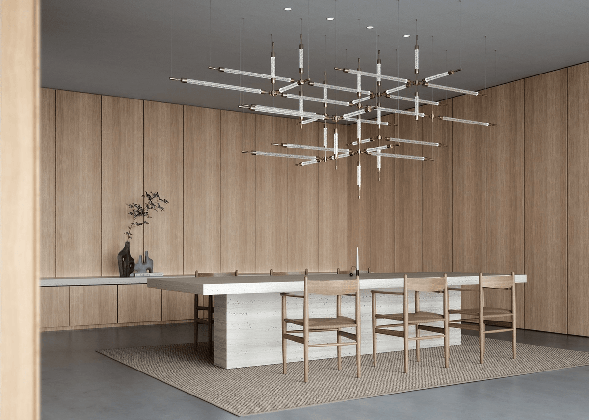 CrystalGrid Architectural Matrix Customize kroonluchter