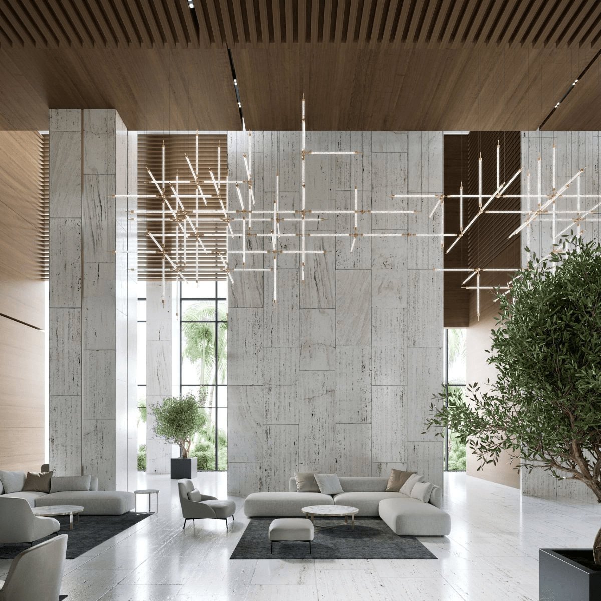 CrystalGrid Architectural Matrix Customize kroonluchter