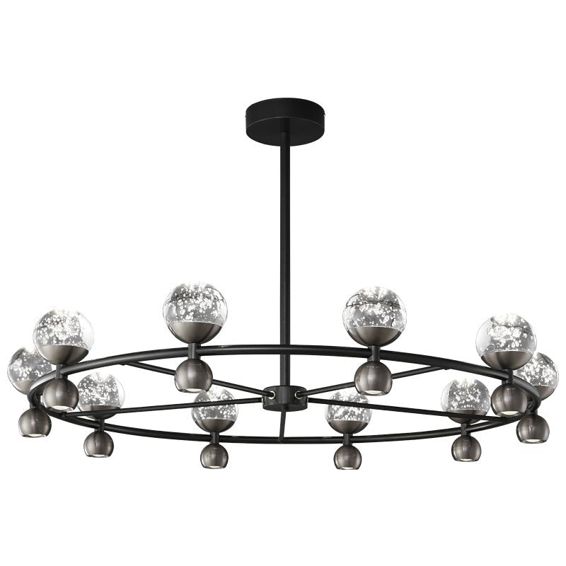 Lumiryn Orbital glas bollen Kroonluchter