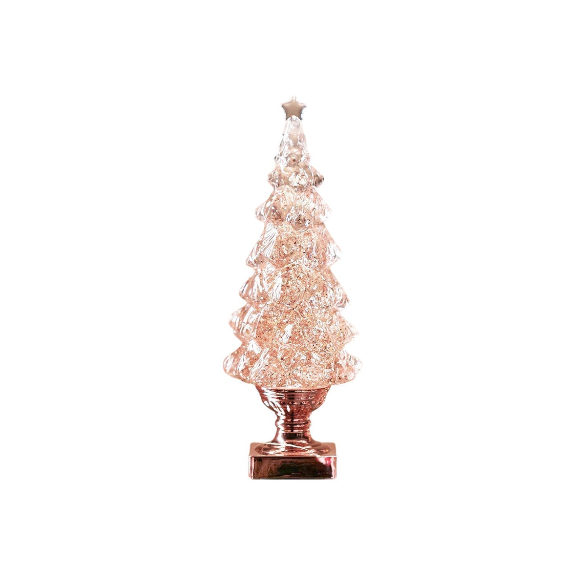 Kristallen kerstboom-tafellamp (ingebouwde accu)
