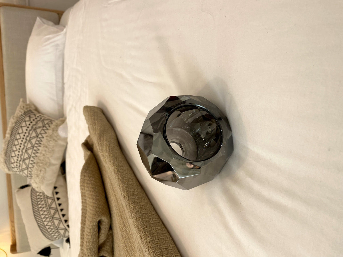 Thalyn hanglamp met kristallen bollen in messing