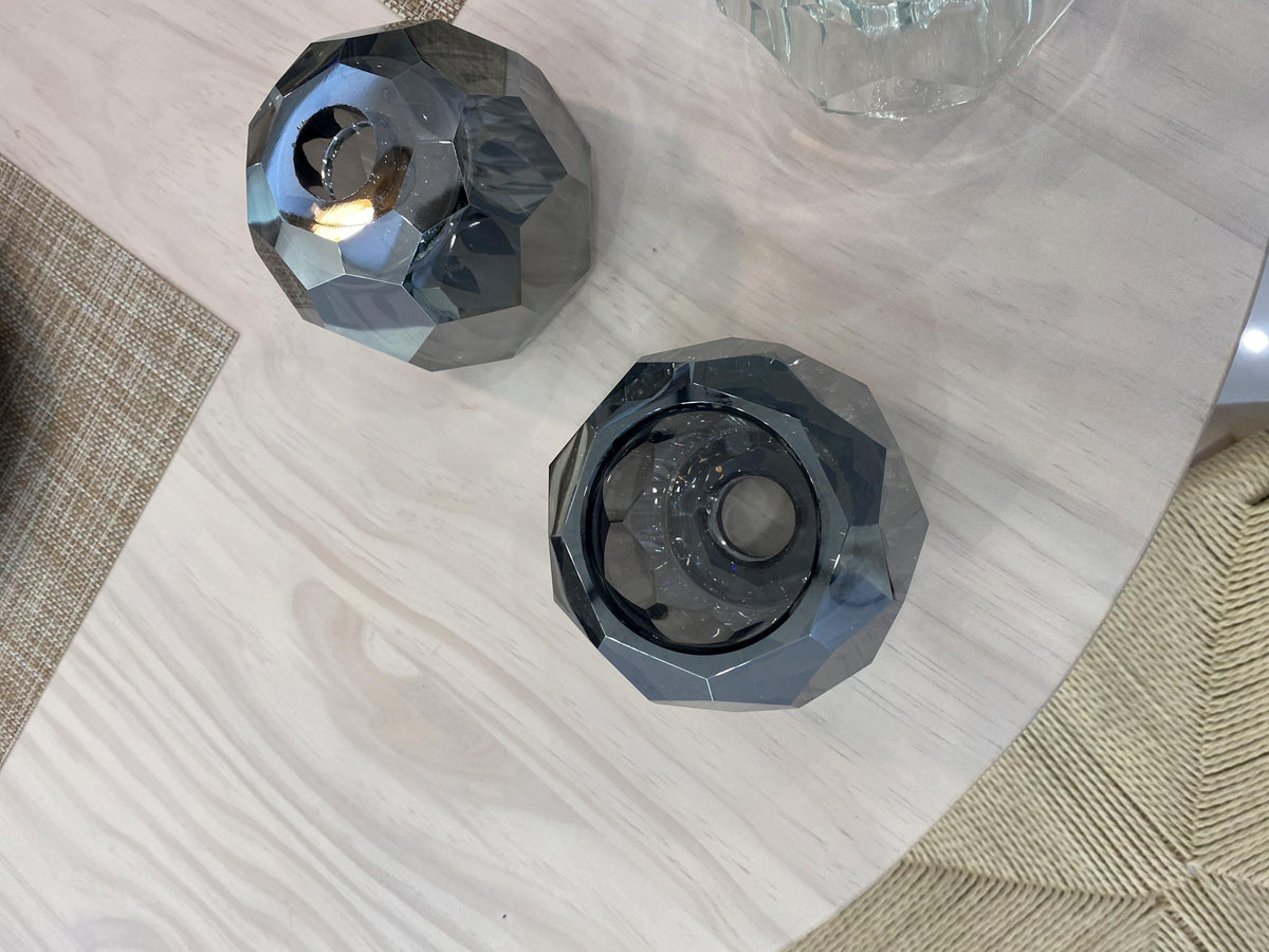 Thalyn hanglamp met kristallen bollen in messing