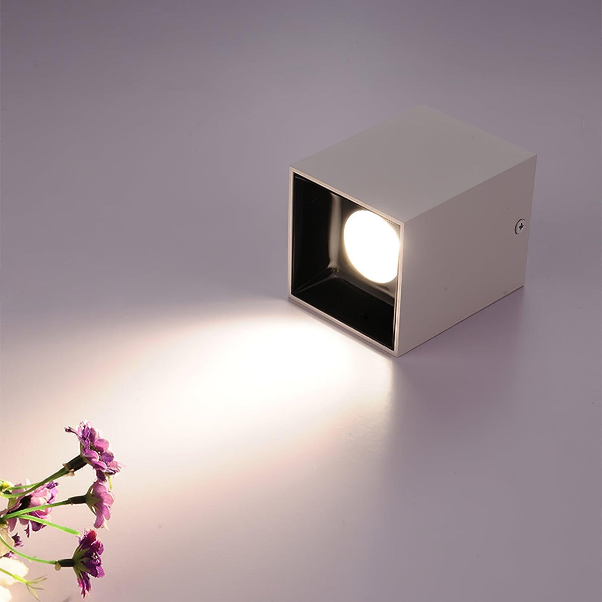 Orelaniella plafondlamp vierkant zwart spotlight
