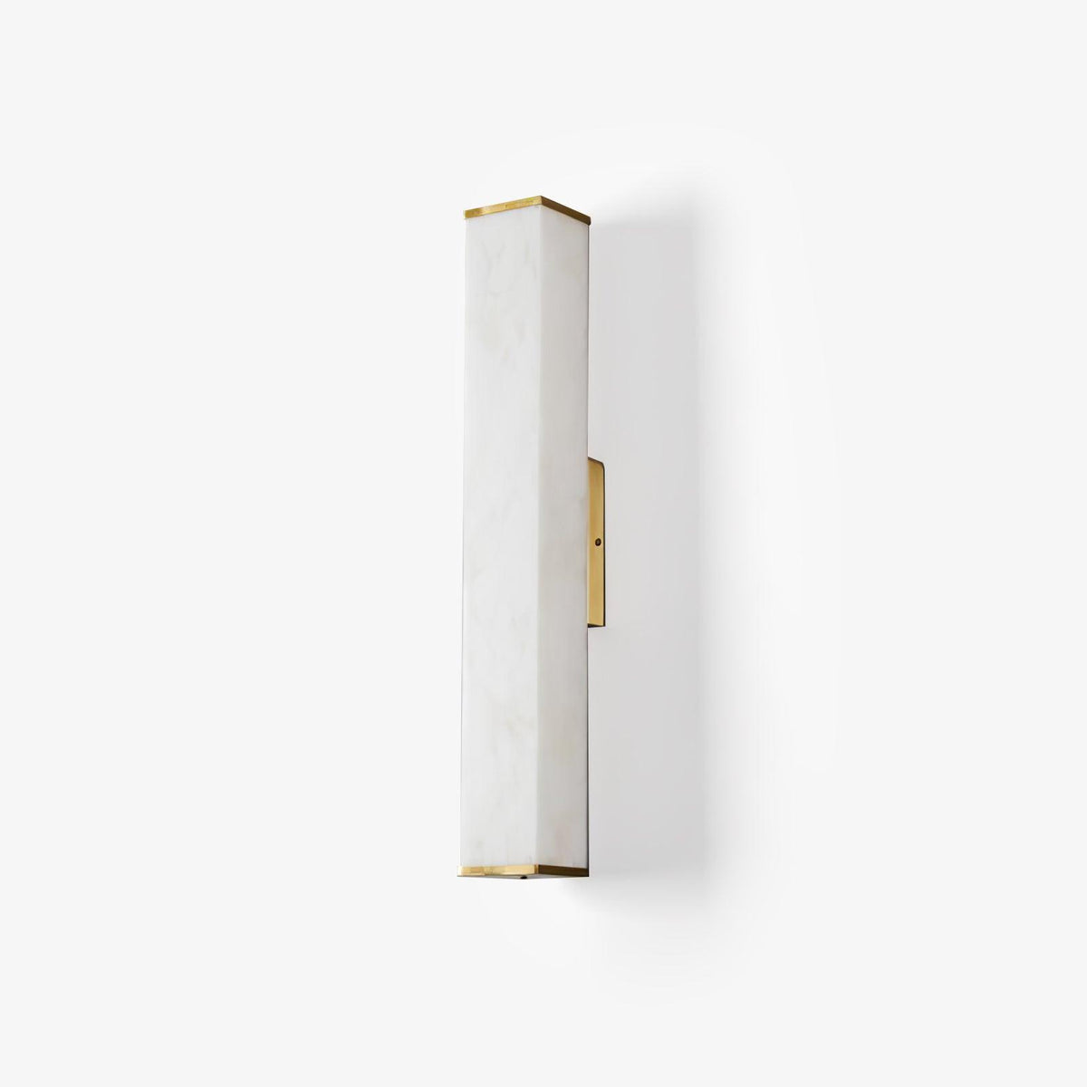 Vithaira albasten wandlamp
