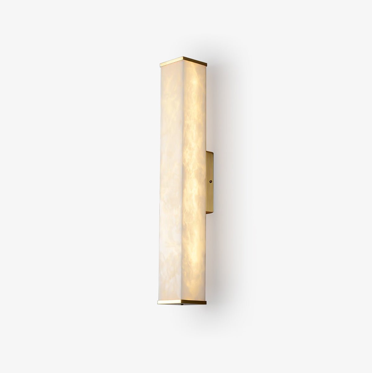 Vithaira albasten wandlamp